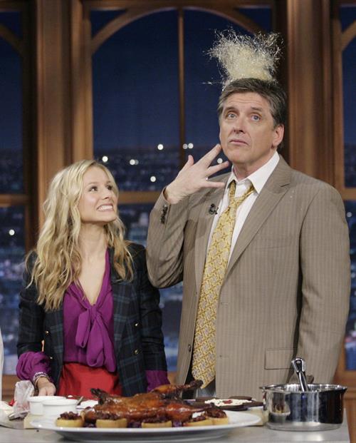 Kristen Bell 'The Late Late Show with Craig Ferguson' - December 11, 2008  
