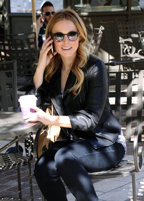 Kristen Bell out shopping at The Americana at Brand in Glendale 10/30/12