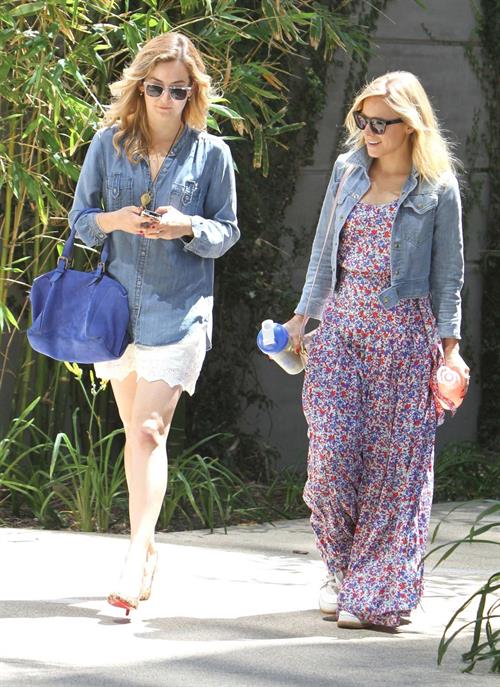 Kristen Bell - spotted out and about with a friend in North Hollywood May 31, 2012