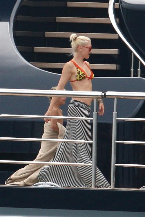 Gwen Stefani in a bikini