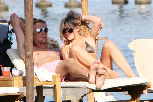 Abigail Clancy holiday at the Portocervo Hotel Cala di Volpe Sardinia Italy on July 12, 2010