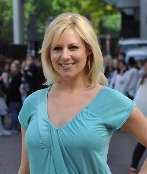 Abi Titmuss ITV studios on July 15, 2011 