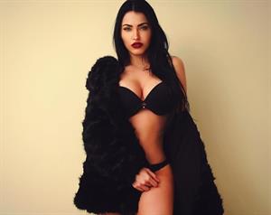 Claudia Alende in a bikini