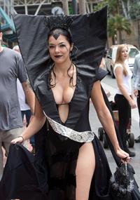 Adrianne Curry dressed as Lily from Legend during Comic-Con in San Diego - July 14, 2012