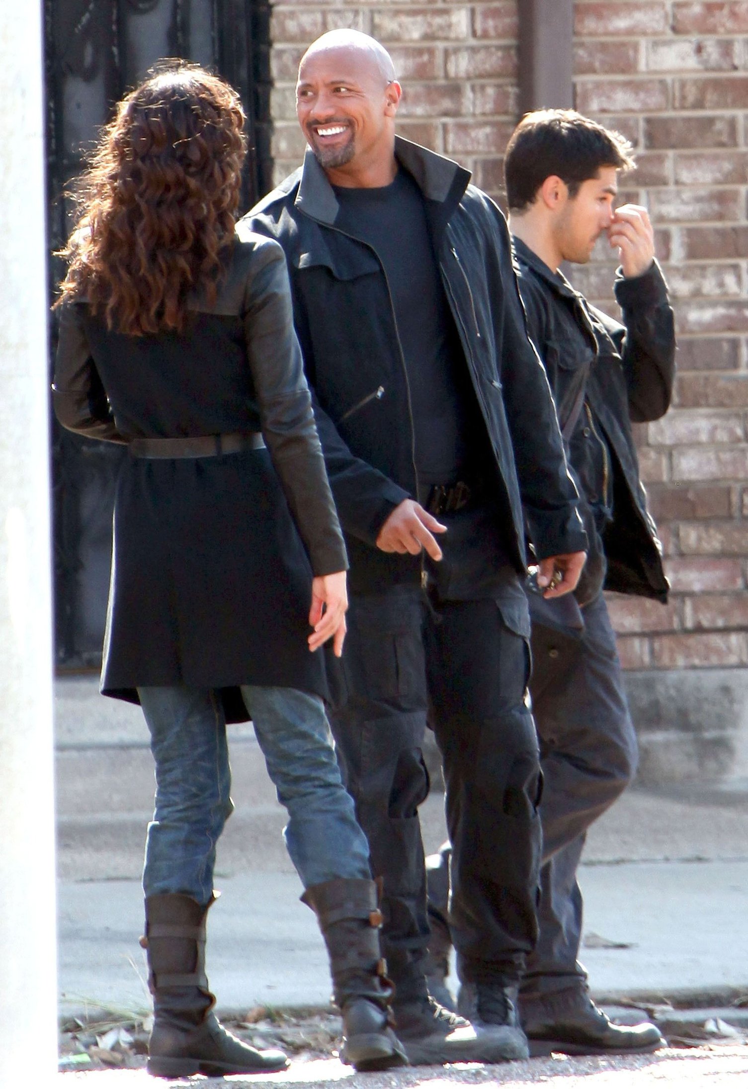 Adrianne Palicki Pictures Adrianne Palicki on set of G.I. Joe 2 on August 29, 2011