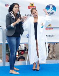 Adrienne Bailon – Swim for Relief Benefit, NY 10/9/13  