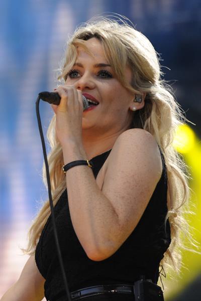 Aimee Anne Duffy performs live at the Genoa MTV Day 2008 on September 13, 2008