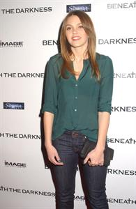 Aimee Teegarden screening of Beneath the Darkness in Los Angeles on January 4, 2011