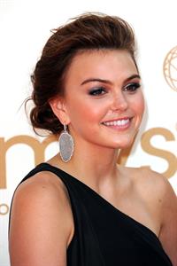 Aimee Teegarden 63rd annual Primetime Emmy Awards held at Nokia Theatre in Los Angeles on September 18, 2011