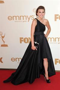 Aimee Teegarden 63rd annual Primetime Emmy Awards held at Nokia Theatre in Los Angeles on September 18, 2011