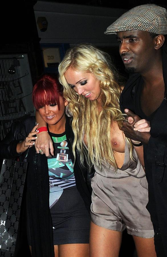 Aisleyne Horgan Wallace Nip Slip at the Alto Club Sept 8, 2010 