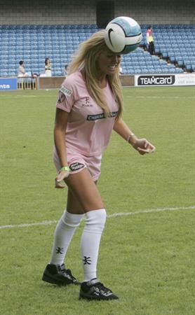 Aisleyne Wallace Celebrity Soccer Six Tournament, London (May 2008)