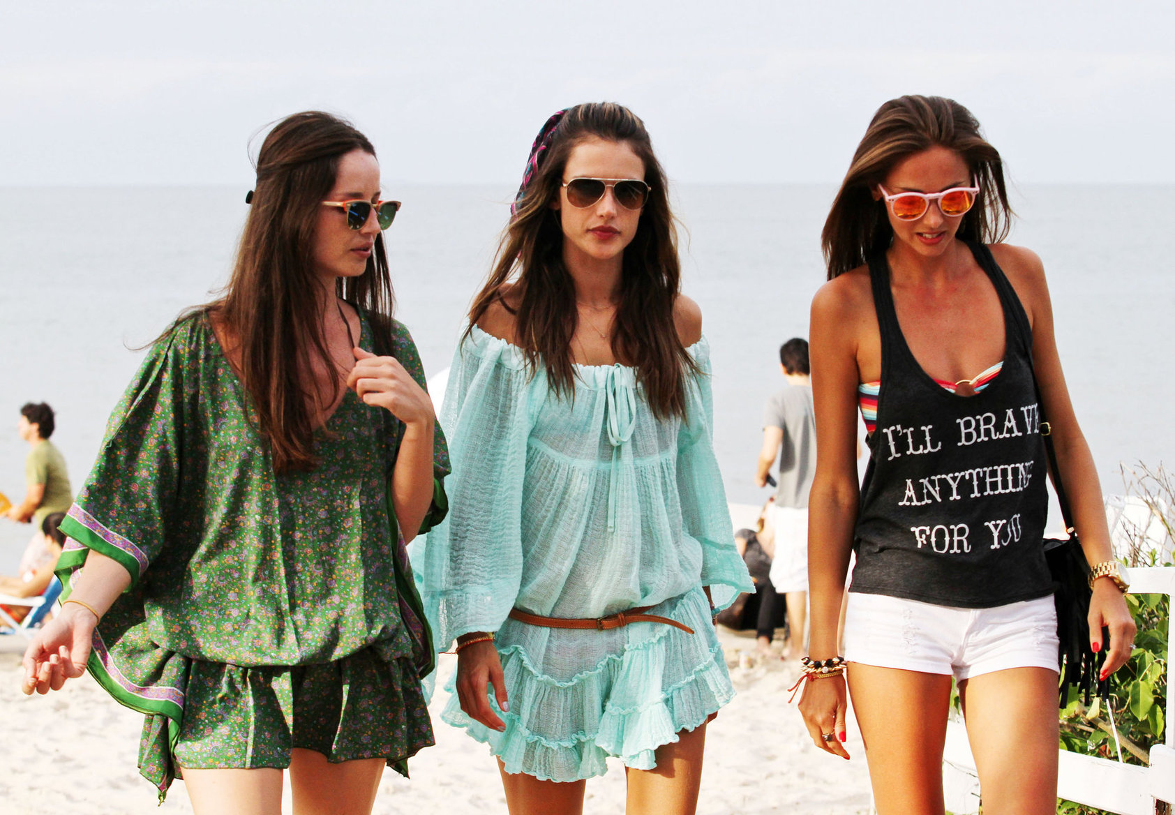 Alessandra Ambrosio Bikini Pictures Alessandra Ambrosio - beach candids in LA 1/3/12