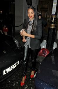 Alesha Dixon - Nobu Berkley in London on April 19, 2012