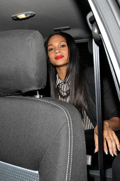 Alesha Dixon - Nobu Berkley in London on April 19, 2012