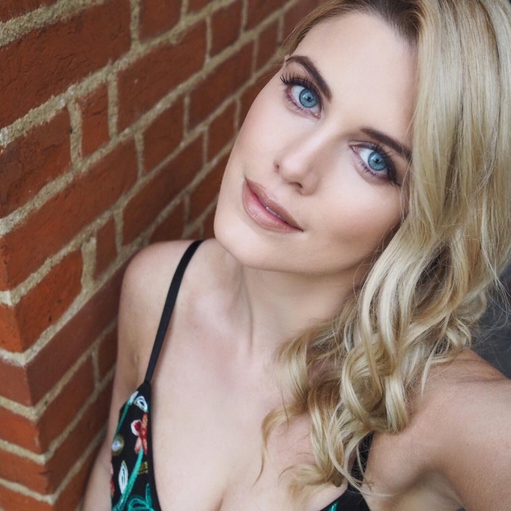 Ashley James in a bikini