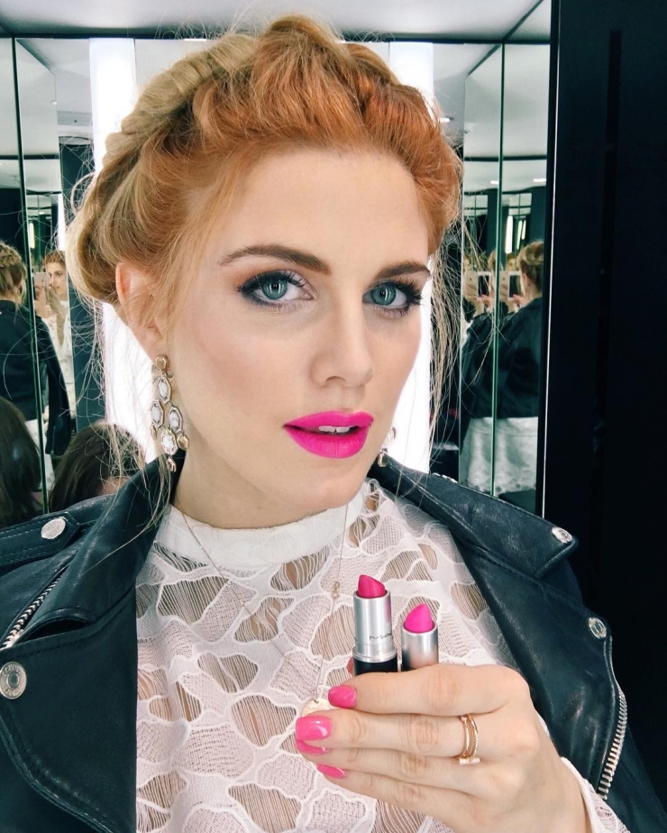 Ashley James taking a selfie