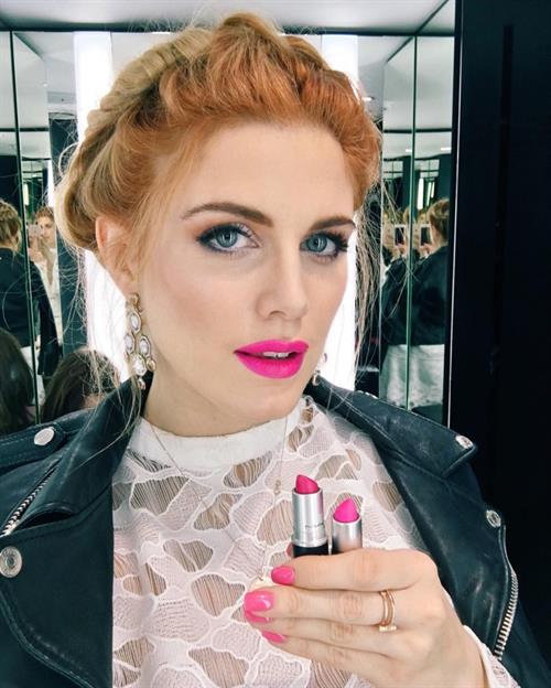 Ashley James taking a selfie