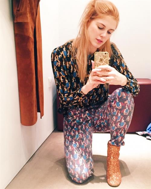 Ashley James taking a selfie