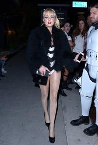 Alessandra Torresani Halloween party candids in West Hollywood, October 31, 2013 
