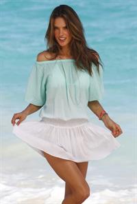 Alessandra Ambrosio at a Victoria's Secret photoshoot on the beach in St. Barts 12/16/12 