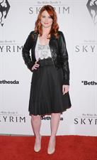 Alexandra Breckenridge attends The Elder Scrolls V Skyrim video game launch party in Los Angeles on November 8, 2011