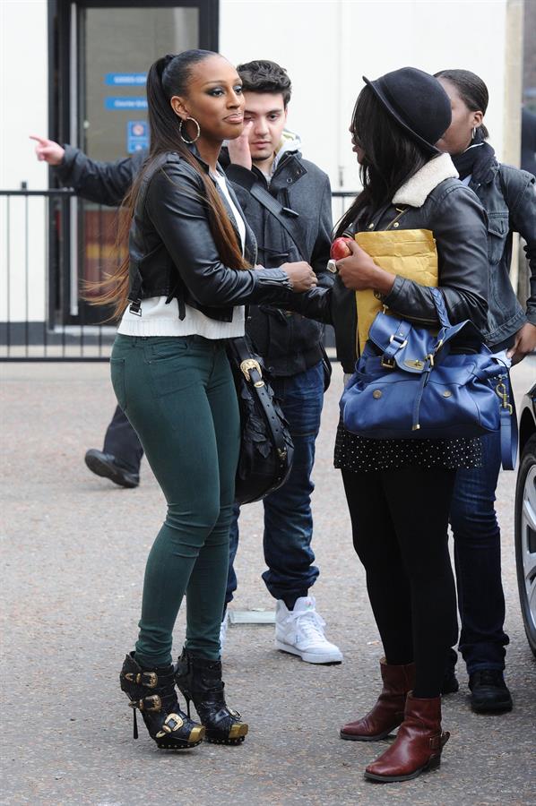 Alexandra Burke out at South Bank in London March 13, 2012 