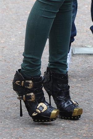 Alexandra Burke out at South Bank in London March 13, 2012 