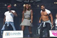 Alexandra Burke party in the park on July 22, 2012