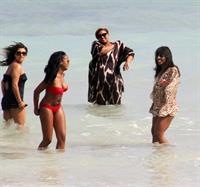 Alexandra Burke bikinis Miami on March 6, 2011 