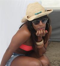 Alexandra Burke bikinis Miami on March 6, 2011 