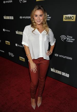 Alexa Vega AMC's  The Walking Dead  Season 4 Premiere Party, Oct 3, 2013