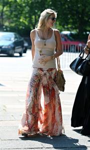 Alex Curran walking in Liverpool on July 14, 2011