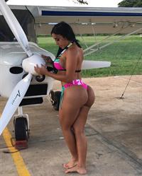 Alejandra Gil in a bikini - ass
