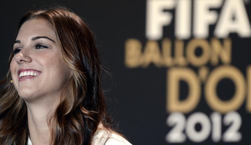 Alex Morgan FIFA Ballon d'Or Gala 2012, Jan 7, 2013 