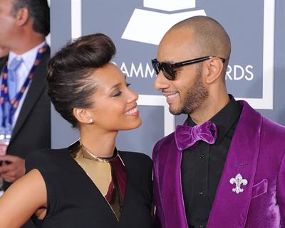 Alicia Keys attends the 54th annual Grammy Awards on February 12, 2012