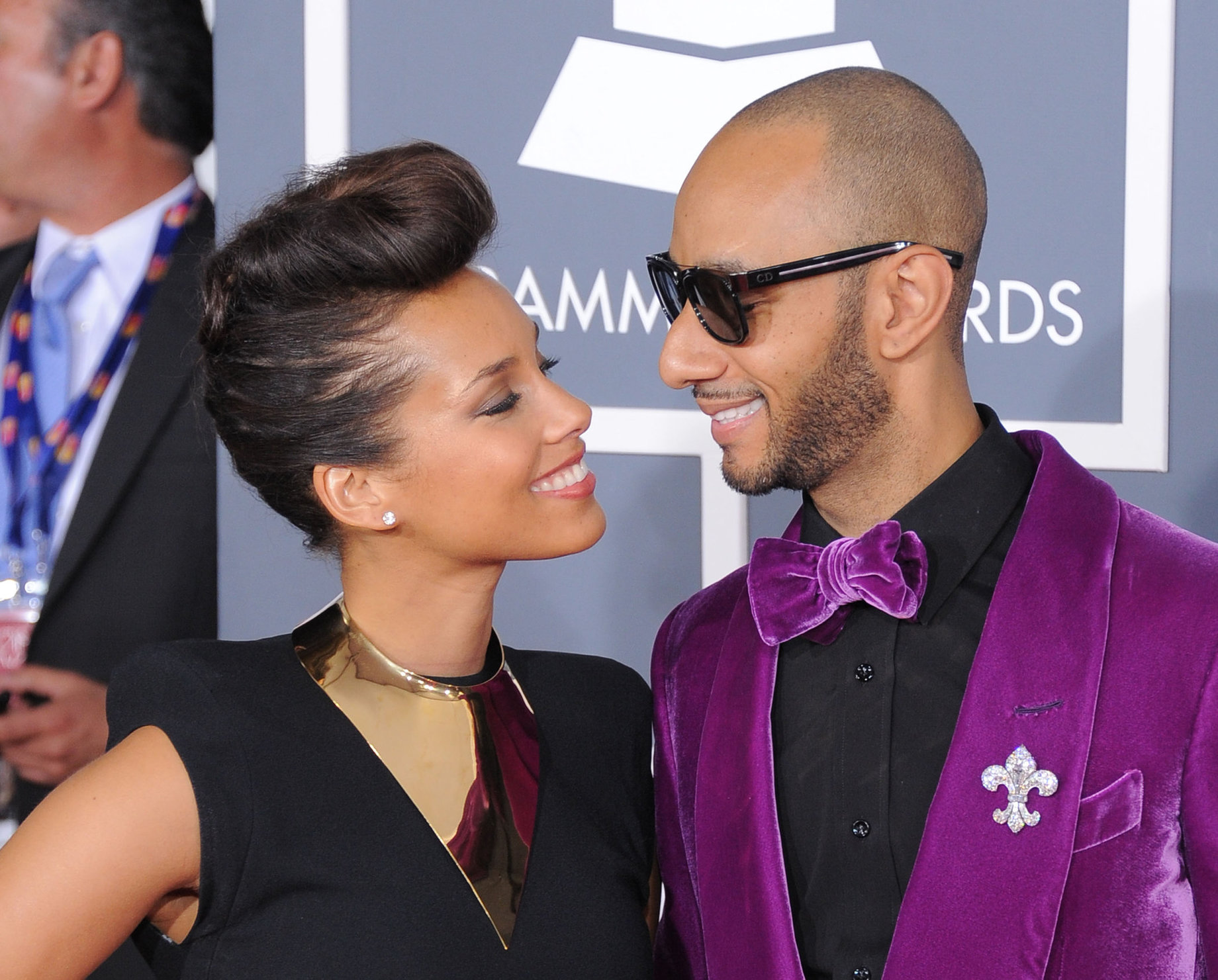 Alicia Keys attends the 54th annual Grammy Awards on February 12, 2012