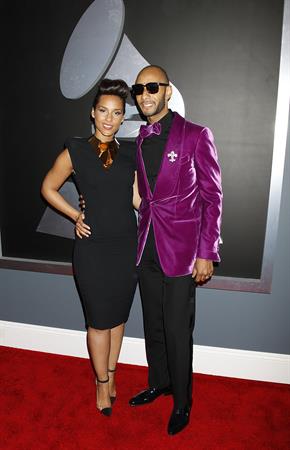 Alicia Keys attends the 54th annual Grammy Awards on February 12, 2012