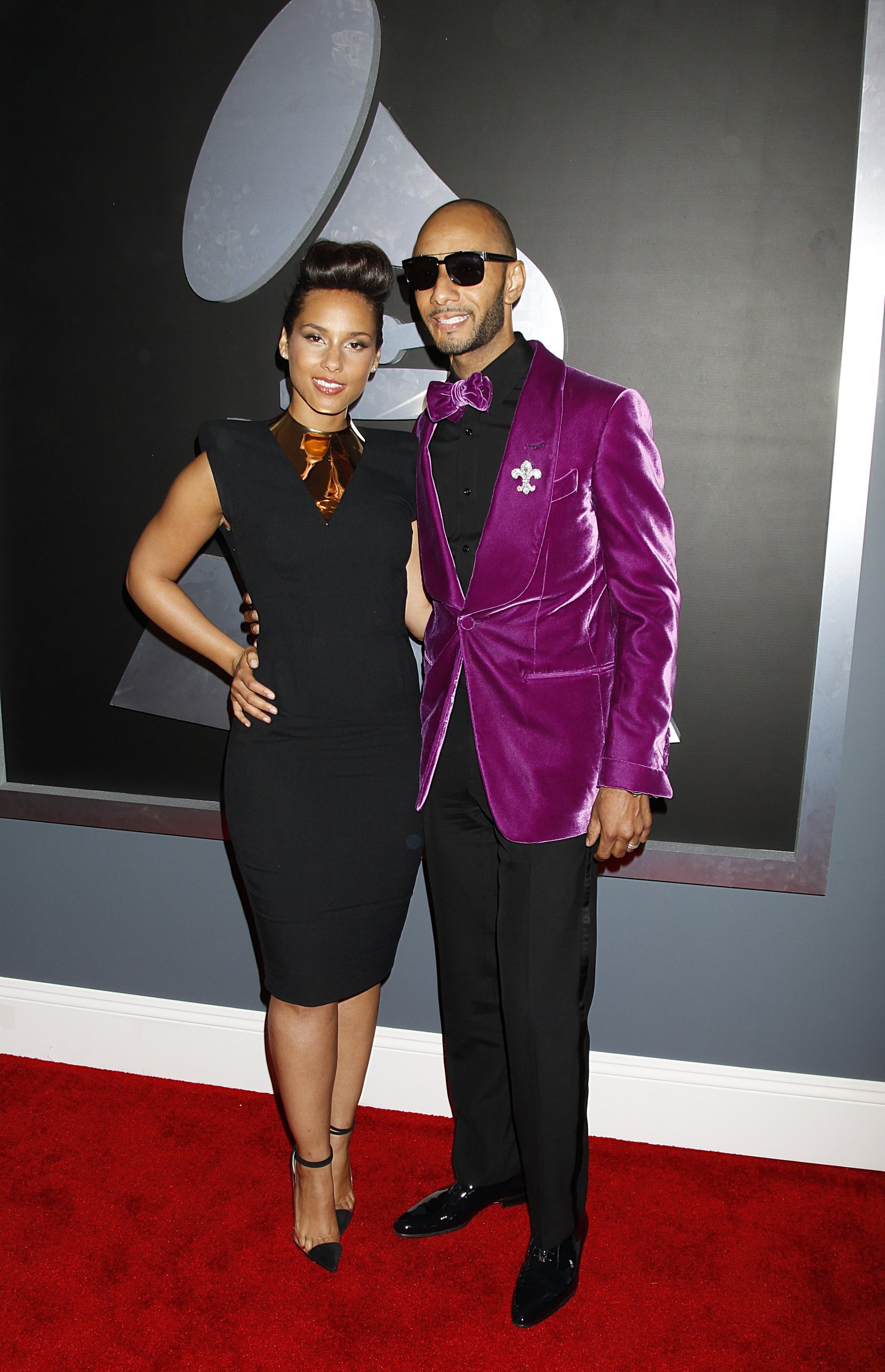 Alicia Keys attends the 54th annual Grammy Awards on February 12, 2012