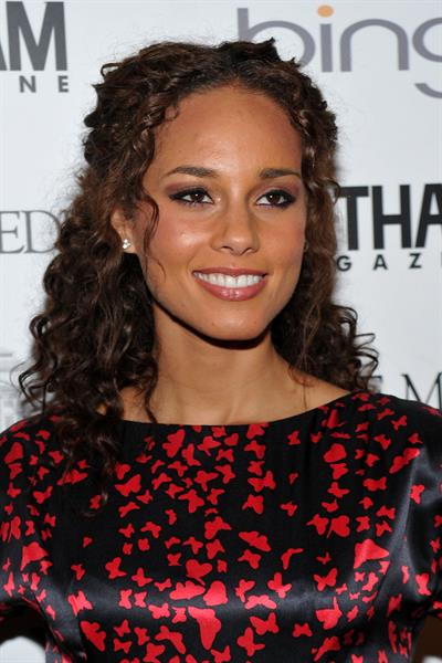 Alicia Keys hosts Gotham Magazine Annual Gala on March 15, 2010