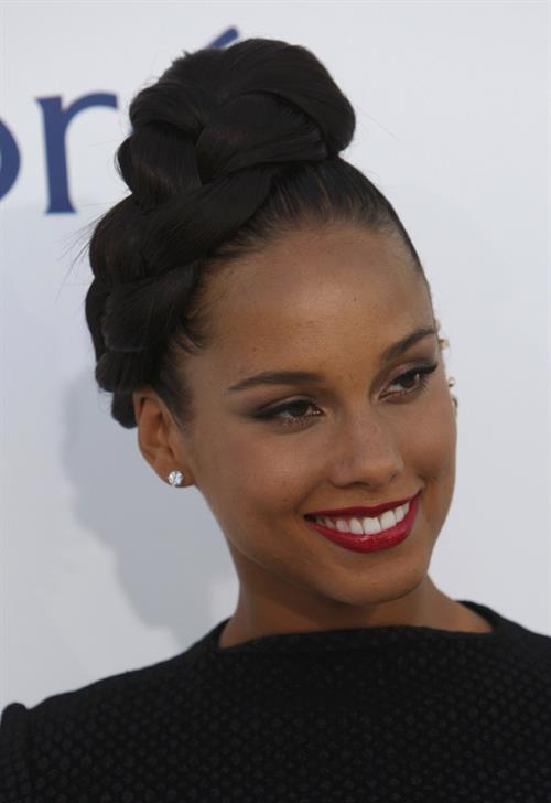 Alicia Keys attends the 2012 Billboard Music Awards in Las Vegas on May 20, 2012