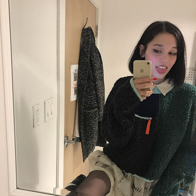 Ceilidh Joy taking a selfie