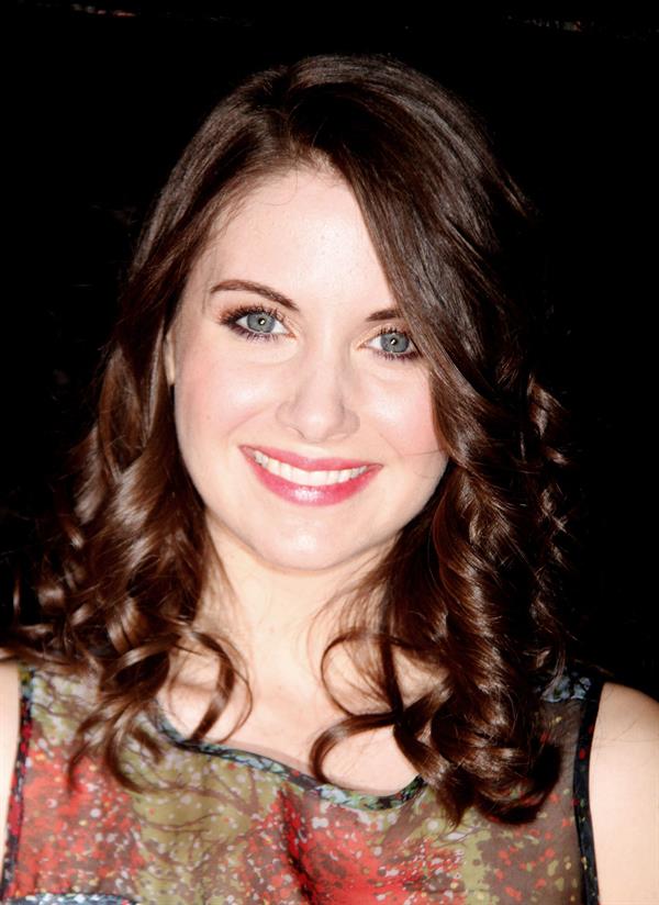 Alison Brie attends The Decision premiere at Lavo in New York on March 22, 2011 