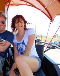 Alison Haislip attending the Star Wars Course of the Force in Redondo Beach California on July 7, 2012