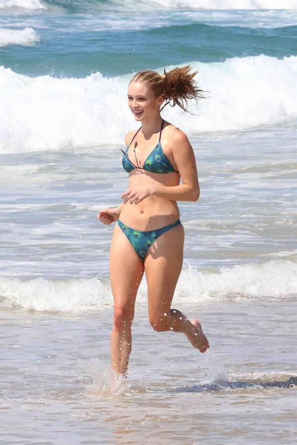 Greer Grammer in a bikini