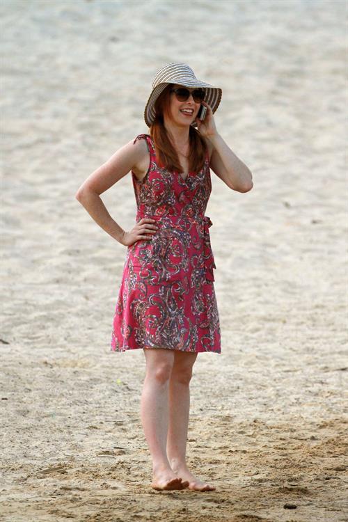 Alyson Hannigan on set American Reunion on July 23, 2011 