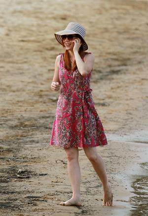 Alyson Hannigan on set American Reunion on July 23, 2011 