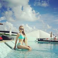 Valeria Lukyanova in a bikini