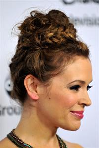 Alyssa Milano 2013 TCA Winter Press Tour - Disney ABC Television Group Red Carpet Gala (Jan 10, 2013) 