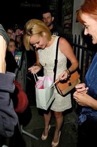 Amanda Holden Theatre Royal in London on August 25, 2011 